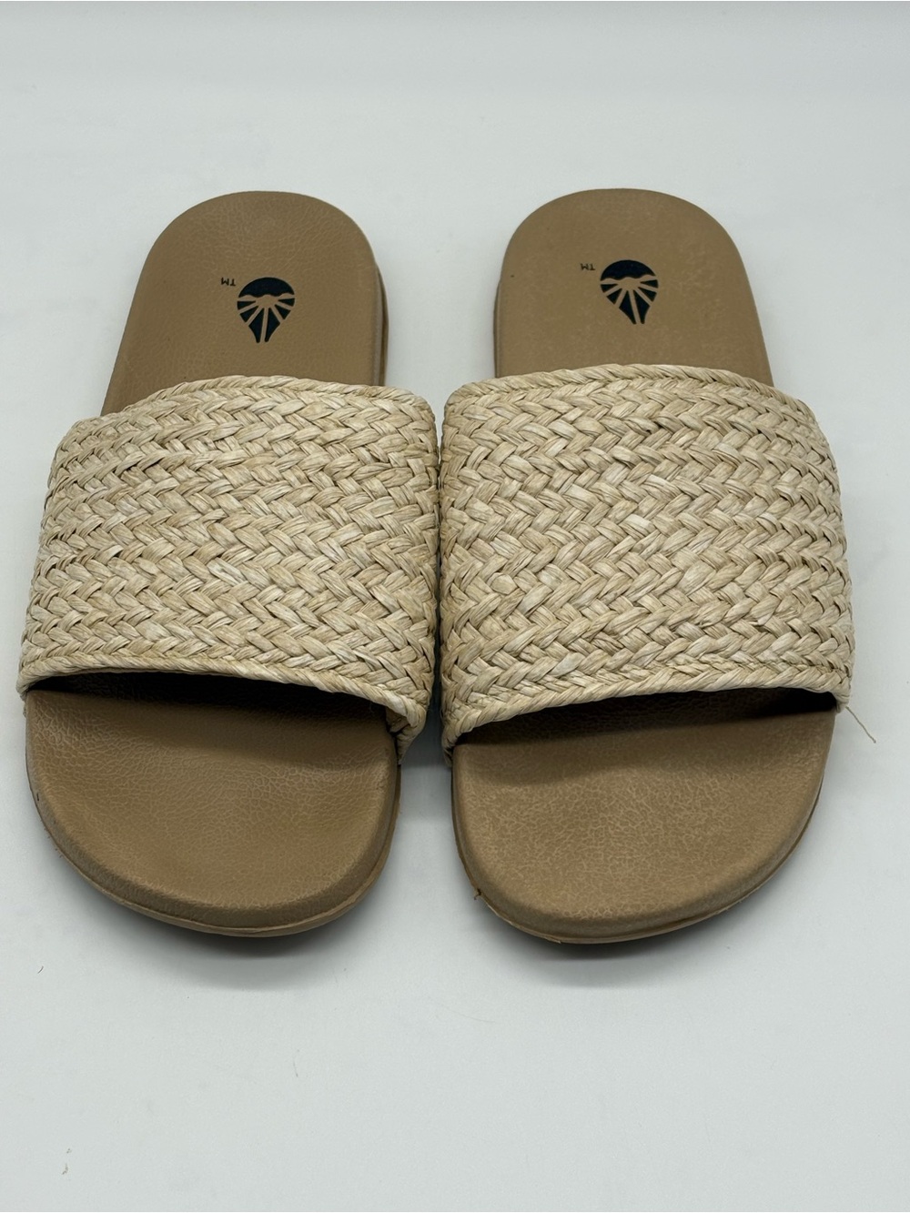 Woven Straw Sandals 9
